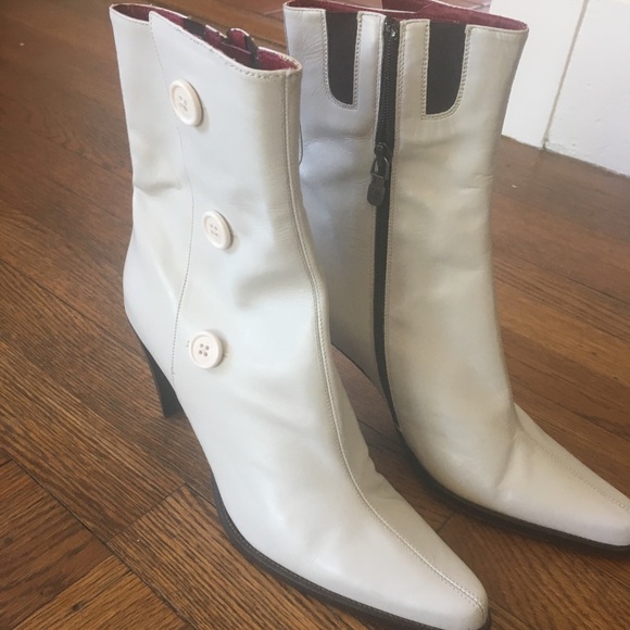 Vintage David J Pliner leather boots - size 8 - Picture 2 of 4